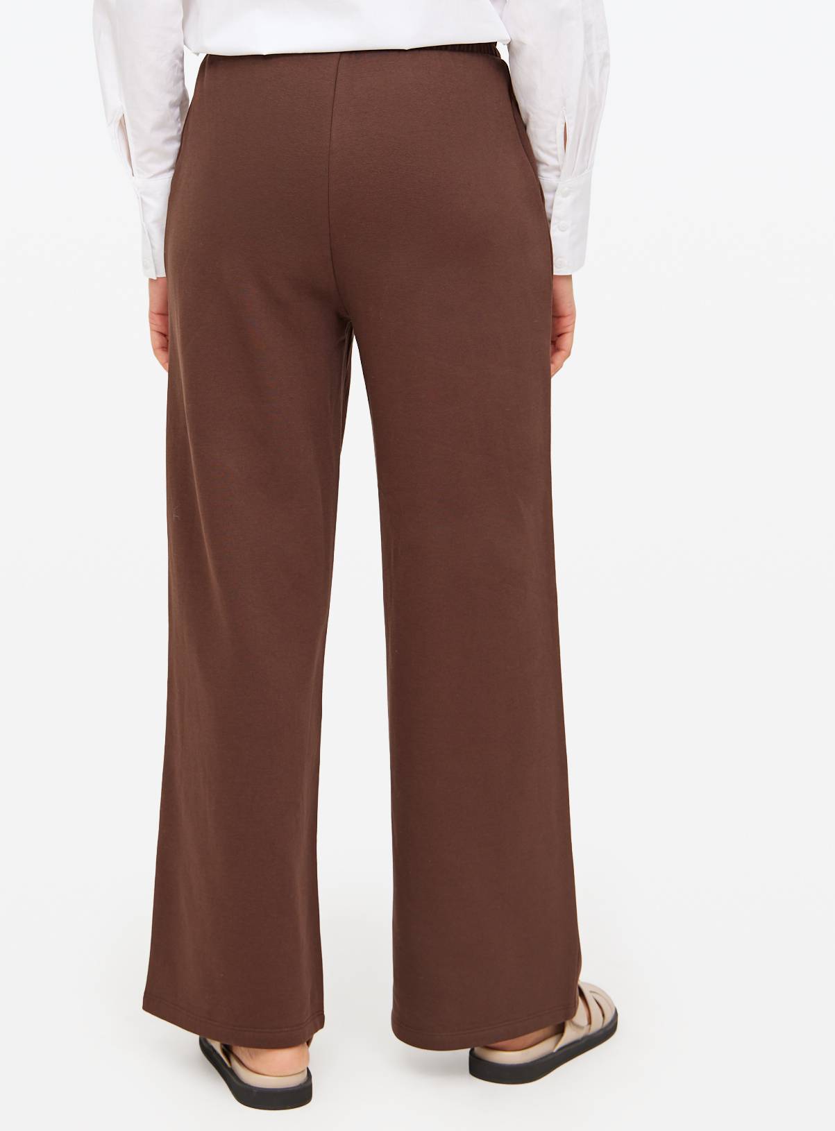 Brown Core Wide Leg Joggers  S - Image 4