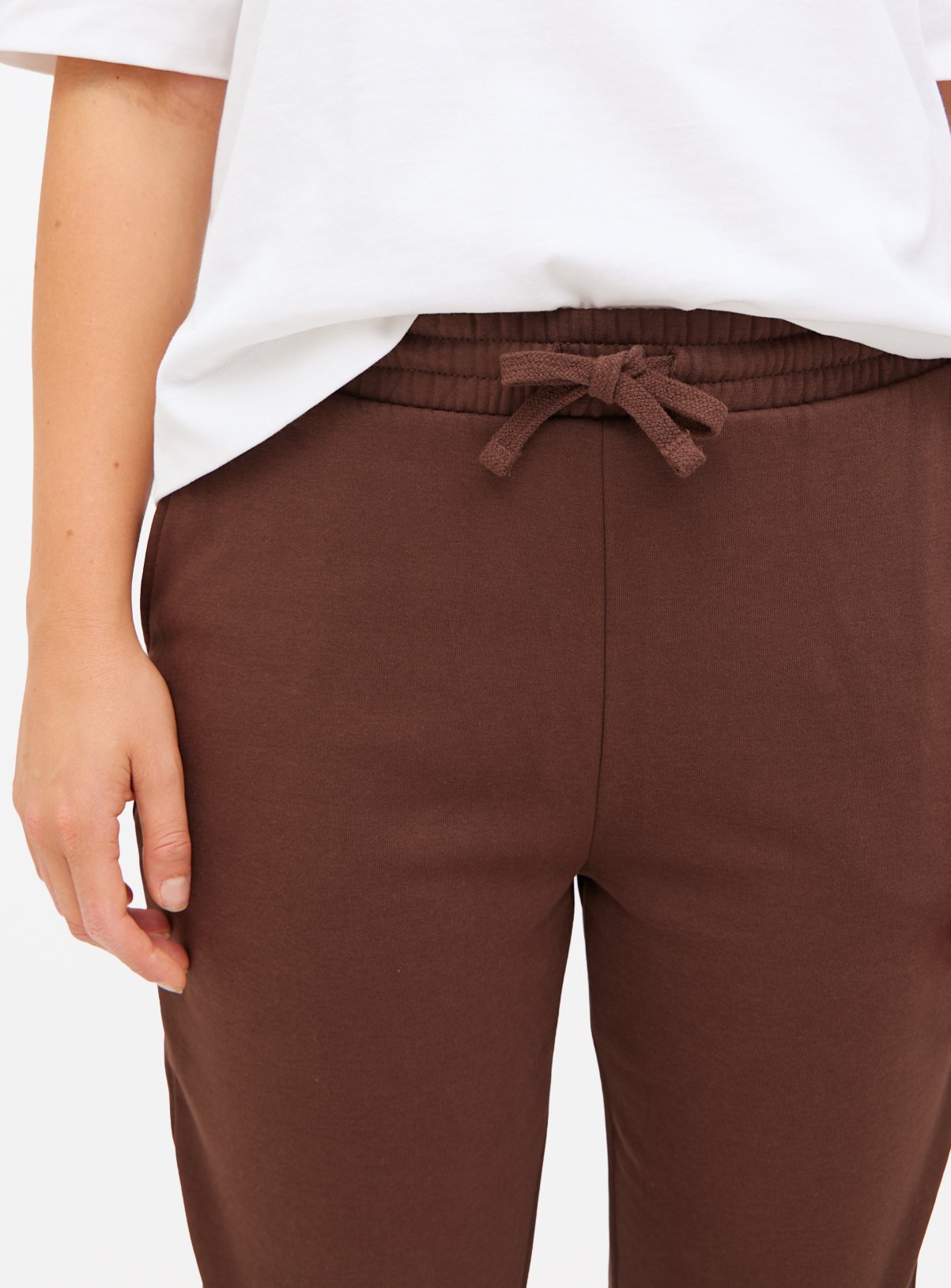 Brown Core Tapered Co-ord Joggers M - Image 3 thumbnail
