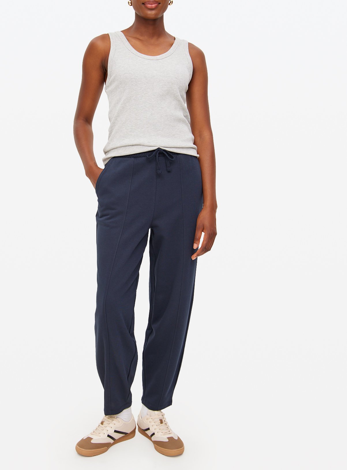 Navy Co-ord Barrel Leg Joggers  XL - Image 2 thumbnail