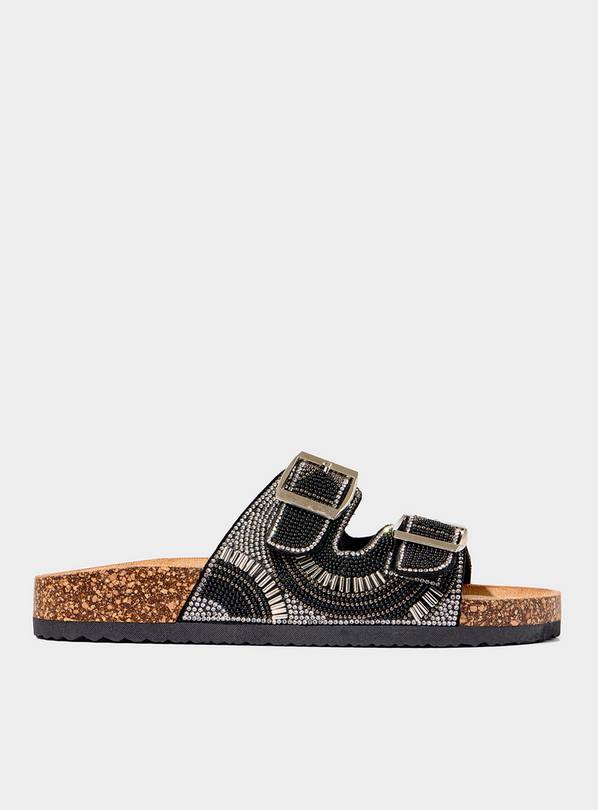 JOE BROWNS Beaded Double-Strap Espadrille Platforms 5