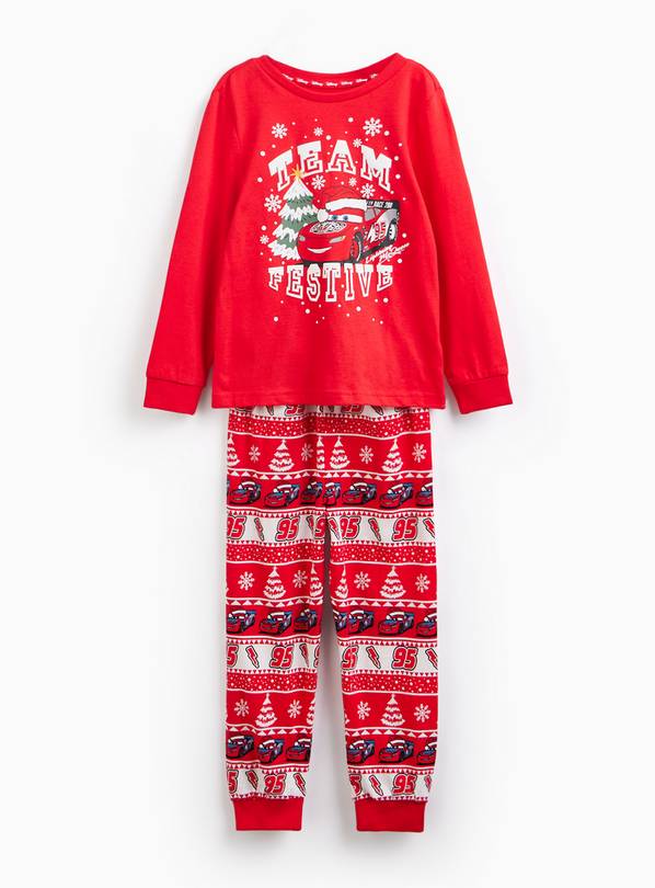 Disney Cars Christmas Character Print Pyjama Set 3-4 years