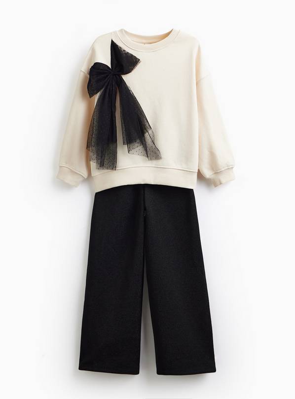 Cream Sweatshirt & Culotte Set 10 years