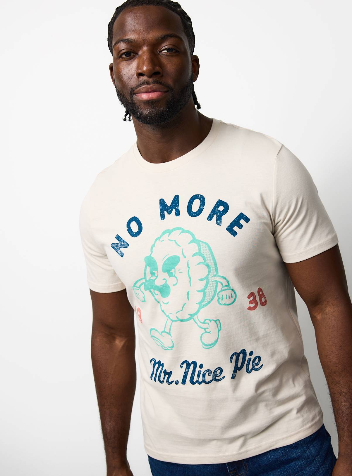 No More Mr Nice Pie Graphic Tee XXXXL - Image 1