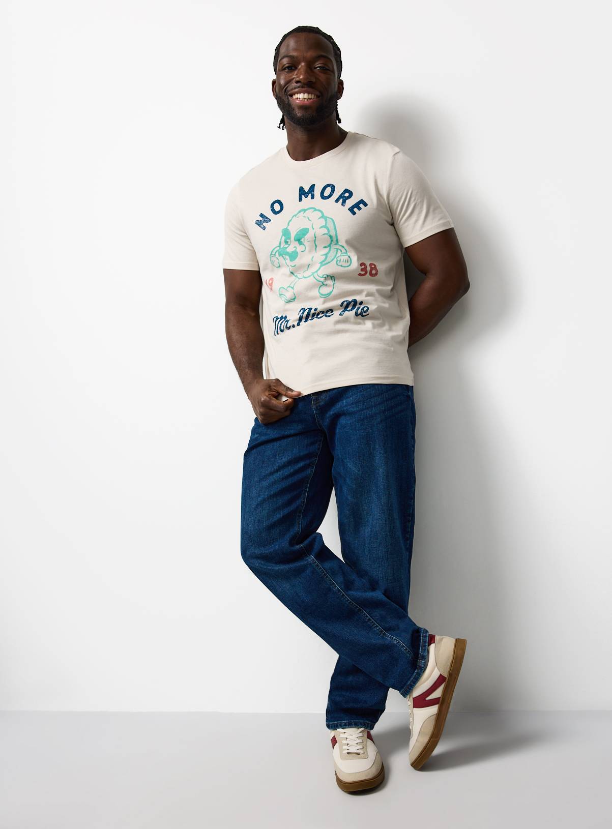 No More Mr Nice Pie Graphic Tee XXXXL - Image 2