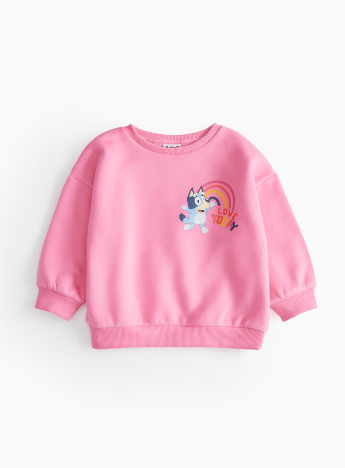Pink Pink Bluey Graphic Sweatshirt - Bluey by Sainsbury's