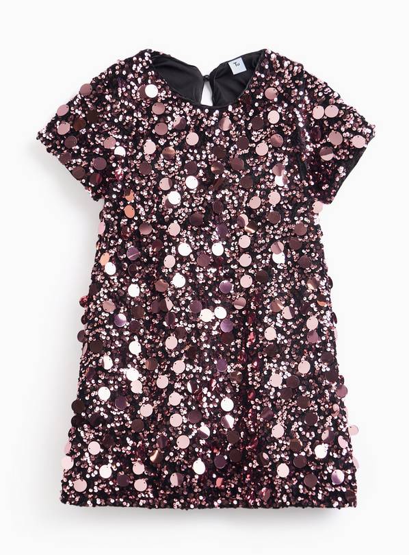Pink Sequin Embellished Dress 11 years