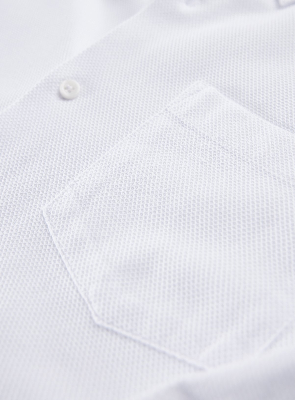 White Jacquard Texture Regular Fit Long Sleeve Shirt 16 - Image 4 thumbnail