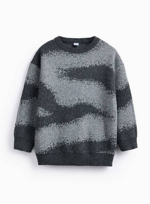 Grey Swirl Jumper 6 years