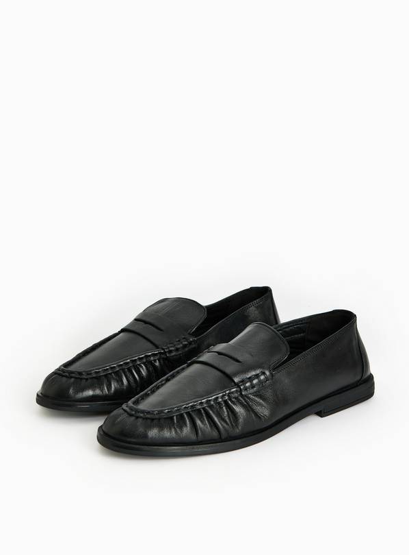Black Leather Loafers 4