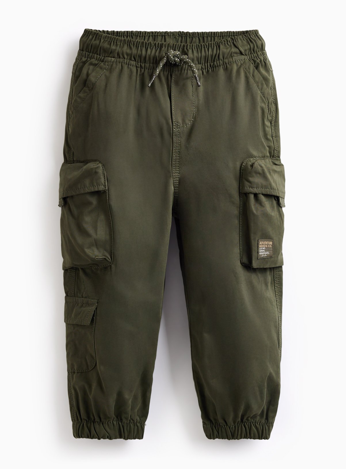 Khaki Khaki Cuffed Cargo Trousers - Tu by Sainsbury's