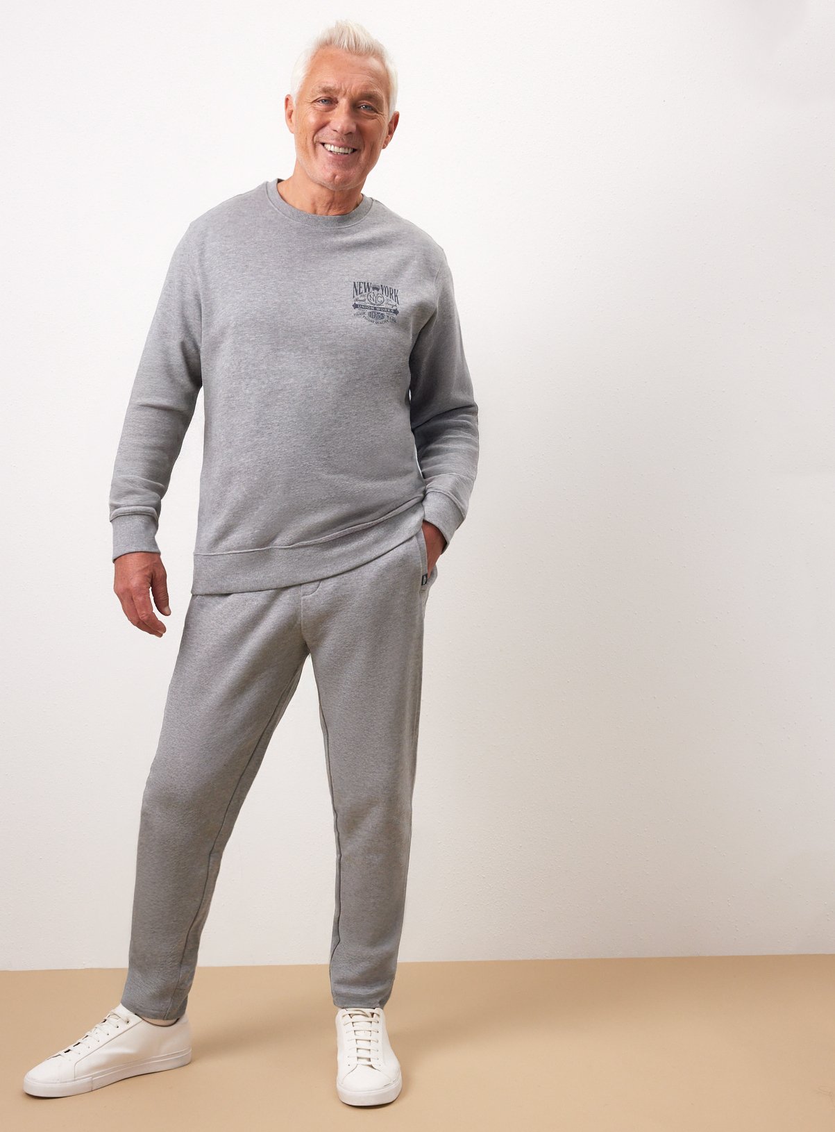 UNION WORKS Grey Co-ord Joggers XL - Image 1 thumbnail