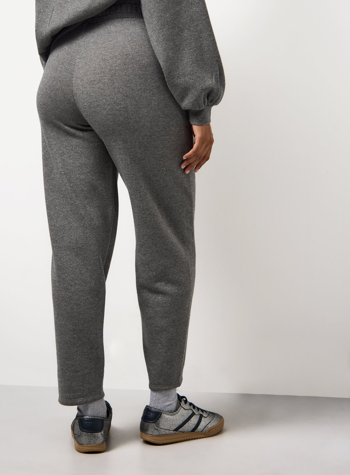 Grey Barrel Leg Co-ord Joggers L - Image 4 thumbnail