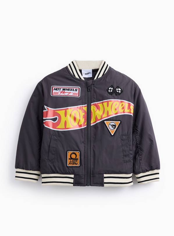 Hot Wheels Charcoal Badge Bomber Jacket 2-3 years
