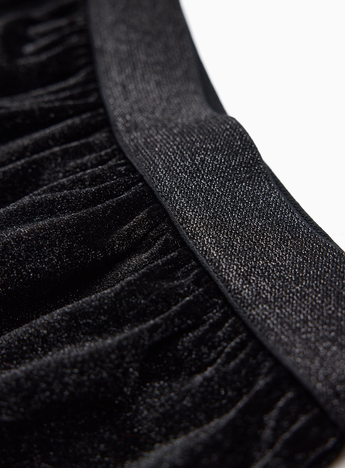 Charcoal Velour Wide Leg Trousers 1-2 years - Image 2 thumbnail