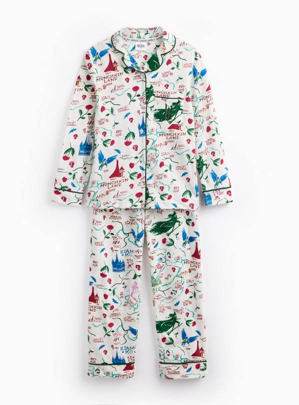 Mini Me Wicked Map Print Traditional Pyjamas 13-14 years