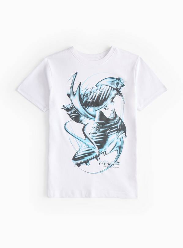 Football Boots Graphic Print T-Shirt 8 years