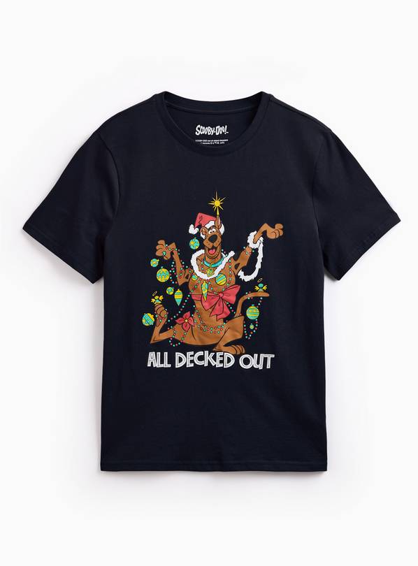 Christmas Scooby Doo Graphic Print T-Shirt XXXXL