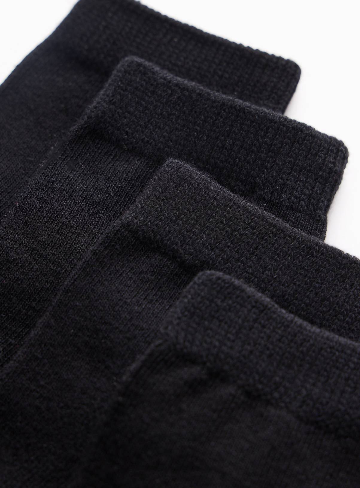 Black Socks 5 Pack 6-8.5 Infant - Image 2