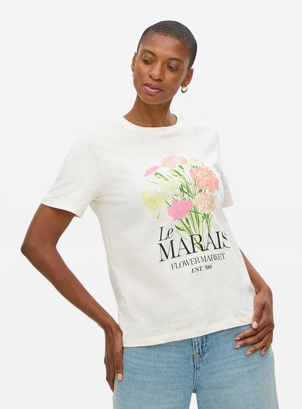 Flower Market Graphic Regular T-Shirt 22