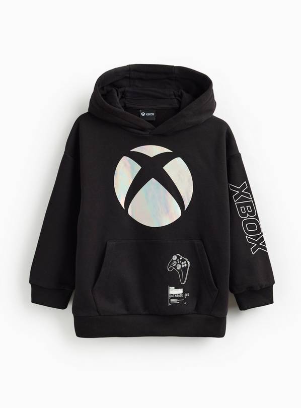 XBOX Black Graphic Print Hoodie 8 years