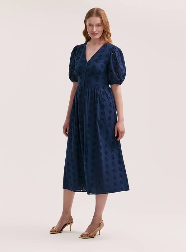 FINERY Una Dress Navy 24