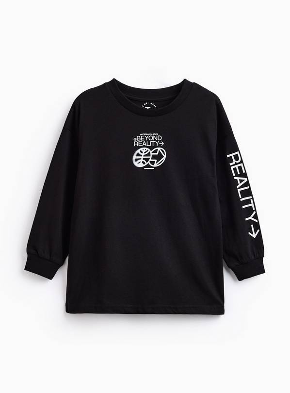 Black Beyond Reality Graphic Sweatshirt 11 years