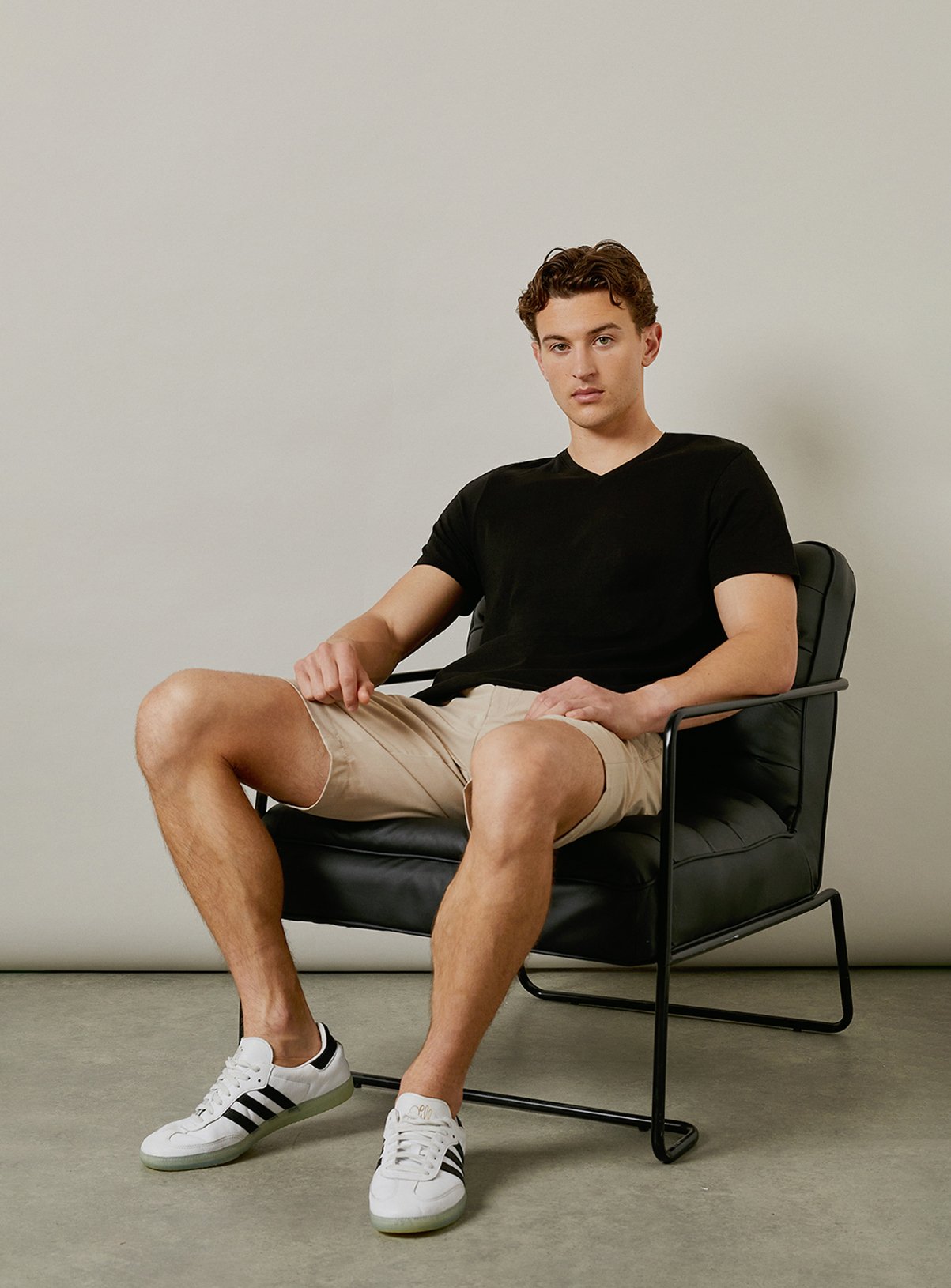 BURTON Black Plain V Neck T Shirt XL - Image 2 thumbnail