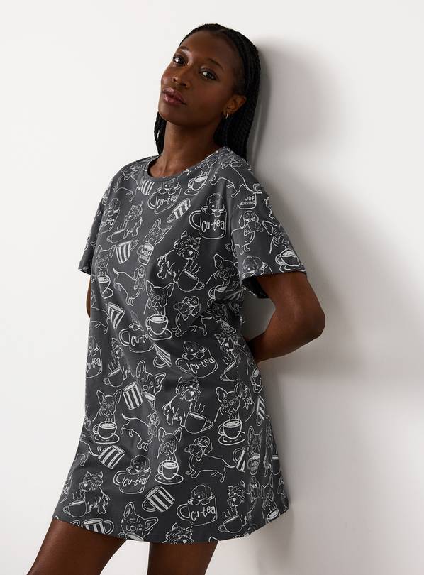 Black Dog Graphic Sleep Tee XS