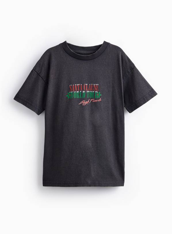 Charcoal Santa World Tour T-Shirt 6 years