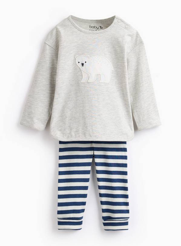 Grey Adorable Arctic Two Piece Set 9-12 months