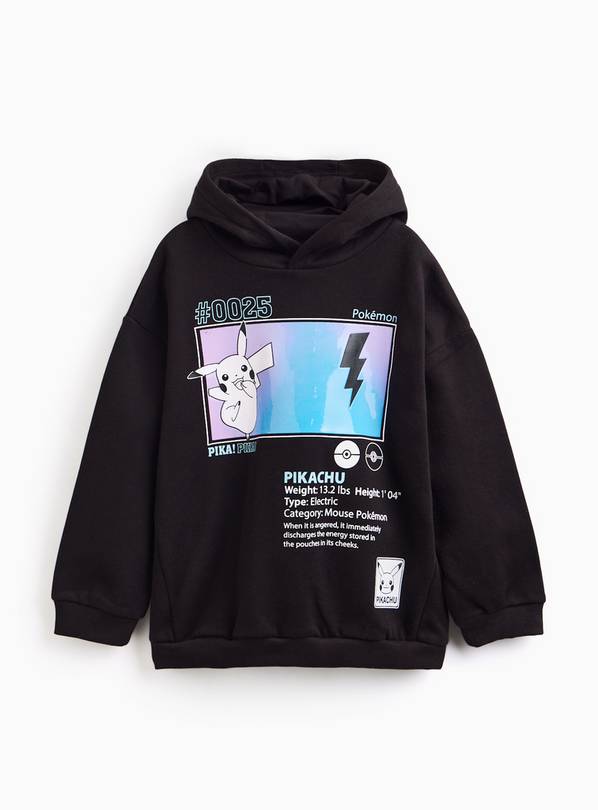 Pokemon Pikachu Character Graphic Print Hoodie 3-4 years