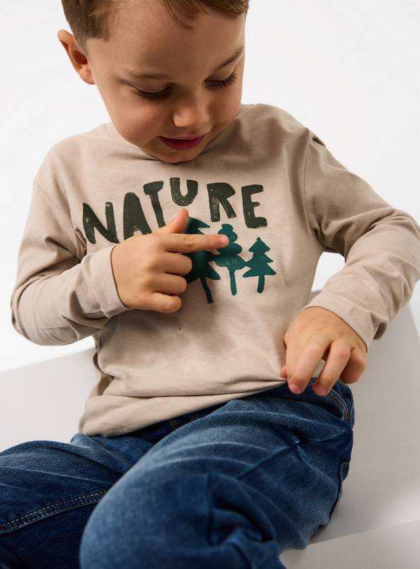 Stone Nature Days Long Sleeve Top 6-7 years