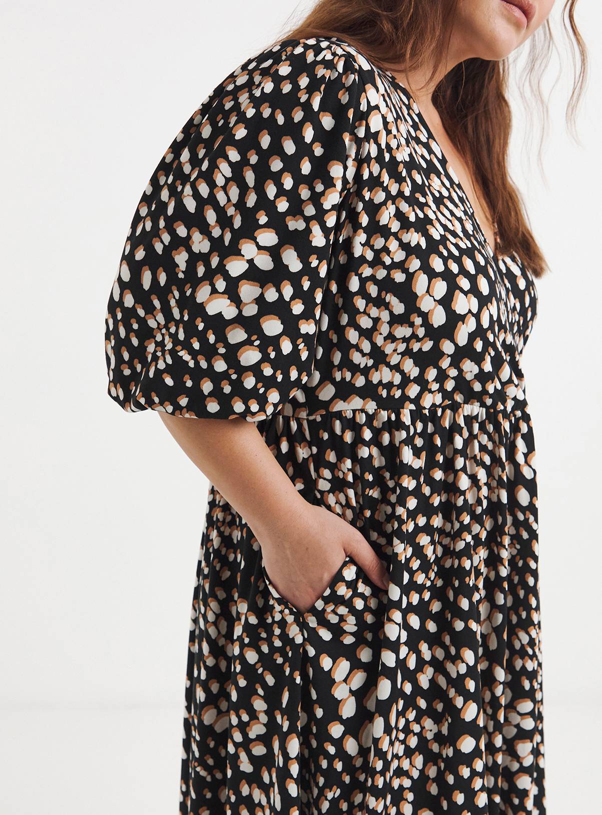 SIMPLY BE Supersoft Wrap Midi Dress 16 - Image 4