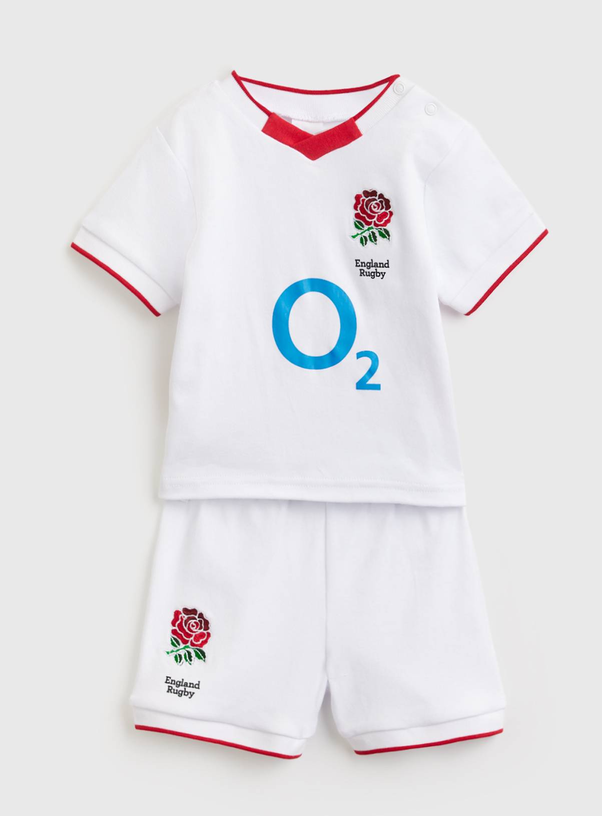 White England Rugby Home Kit 12-18 months - Image 1