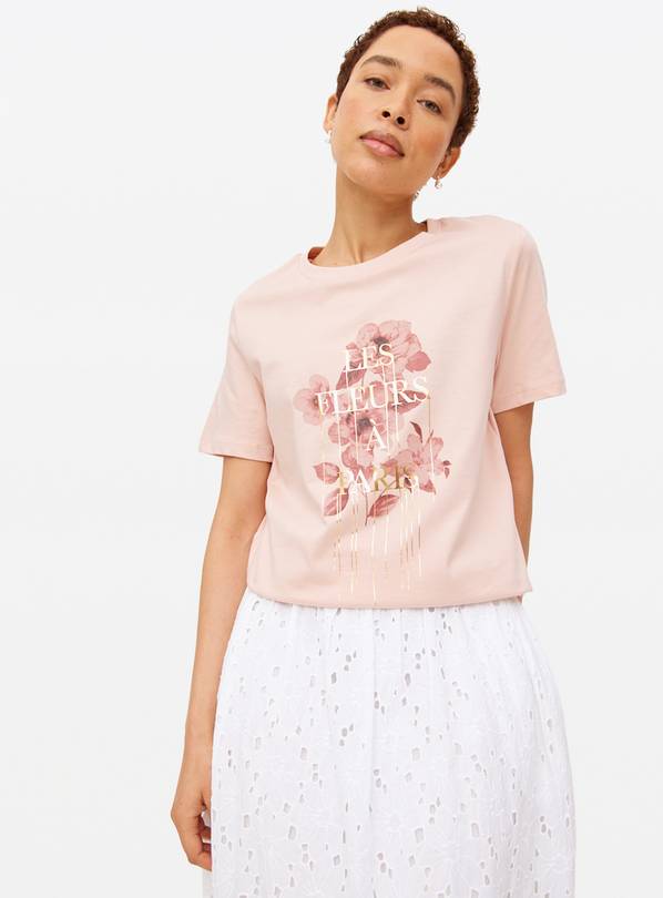 Pink Fleurs Graphic T-Shirt 6