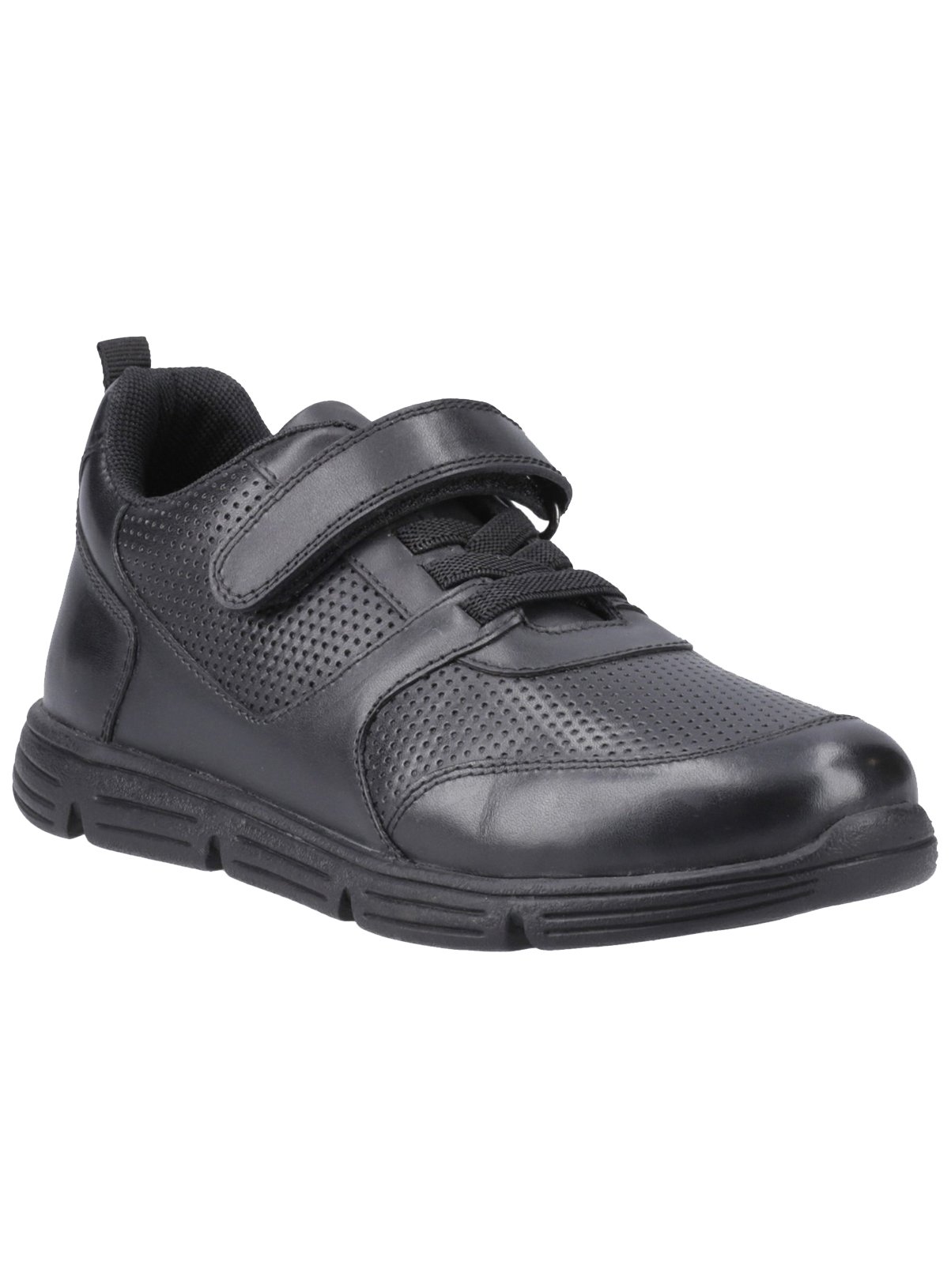 HUSH PUPPIES Alfie Bungee Leather Senior School Shoes 3 - Image 1 thumbnail