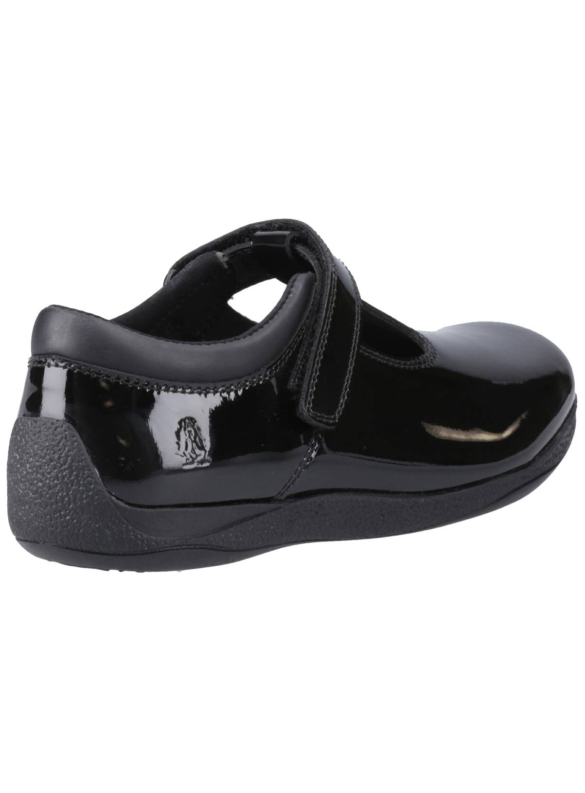 HUSH PUPPIES Caitlin T Bar Patent Leather School Shoes 6 - Image 2