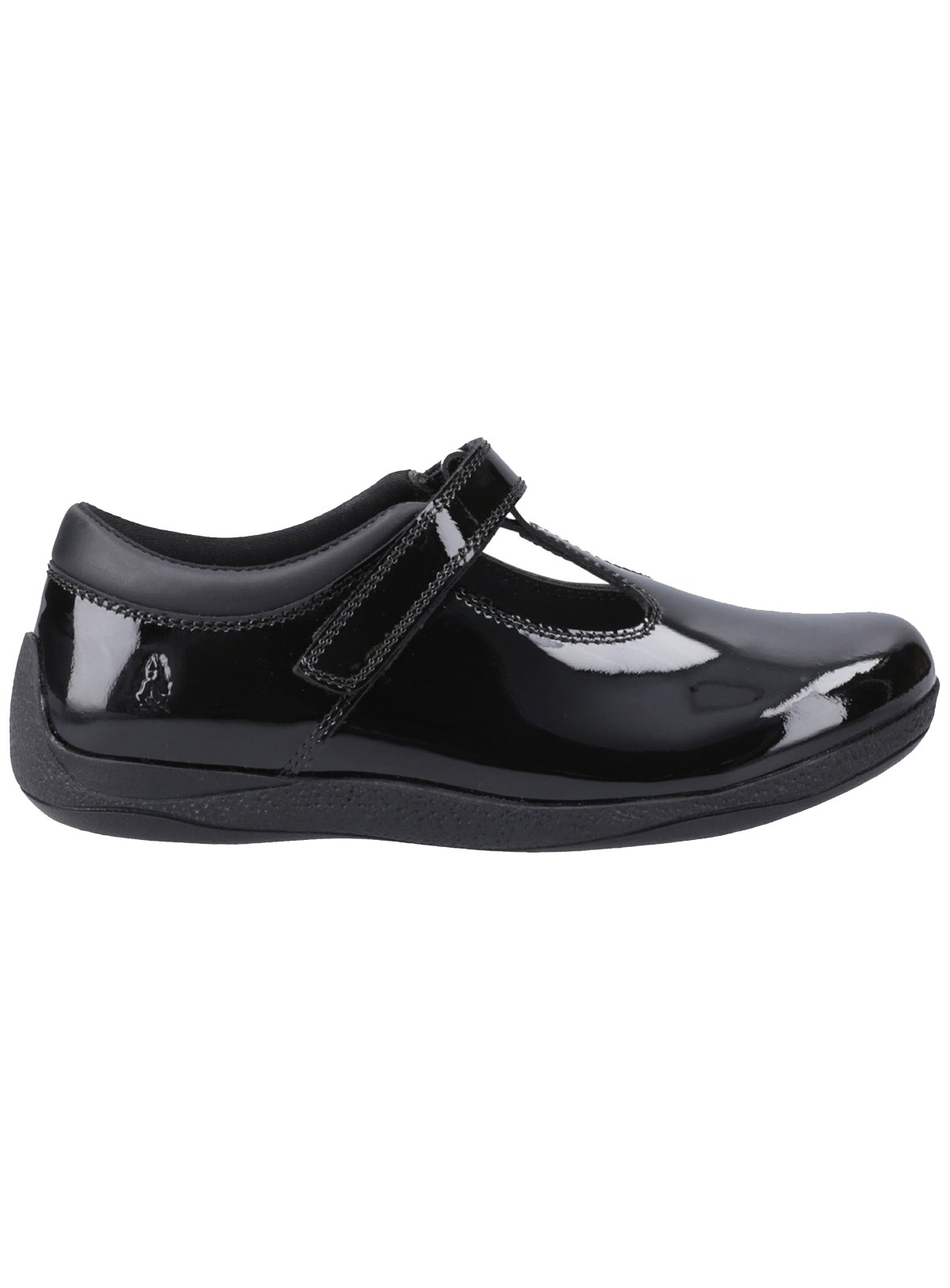 HUSH PUPPIES Caitlin T Bar Patent Leather School Shoes 6 - Image 4 thumbnail