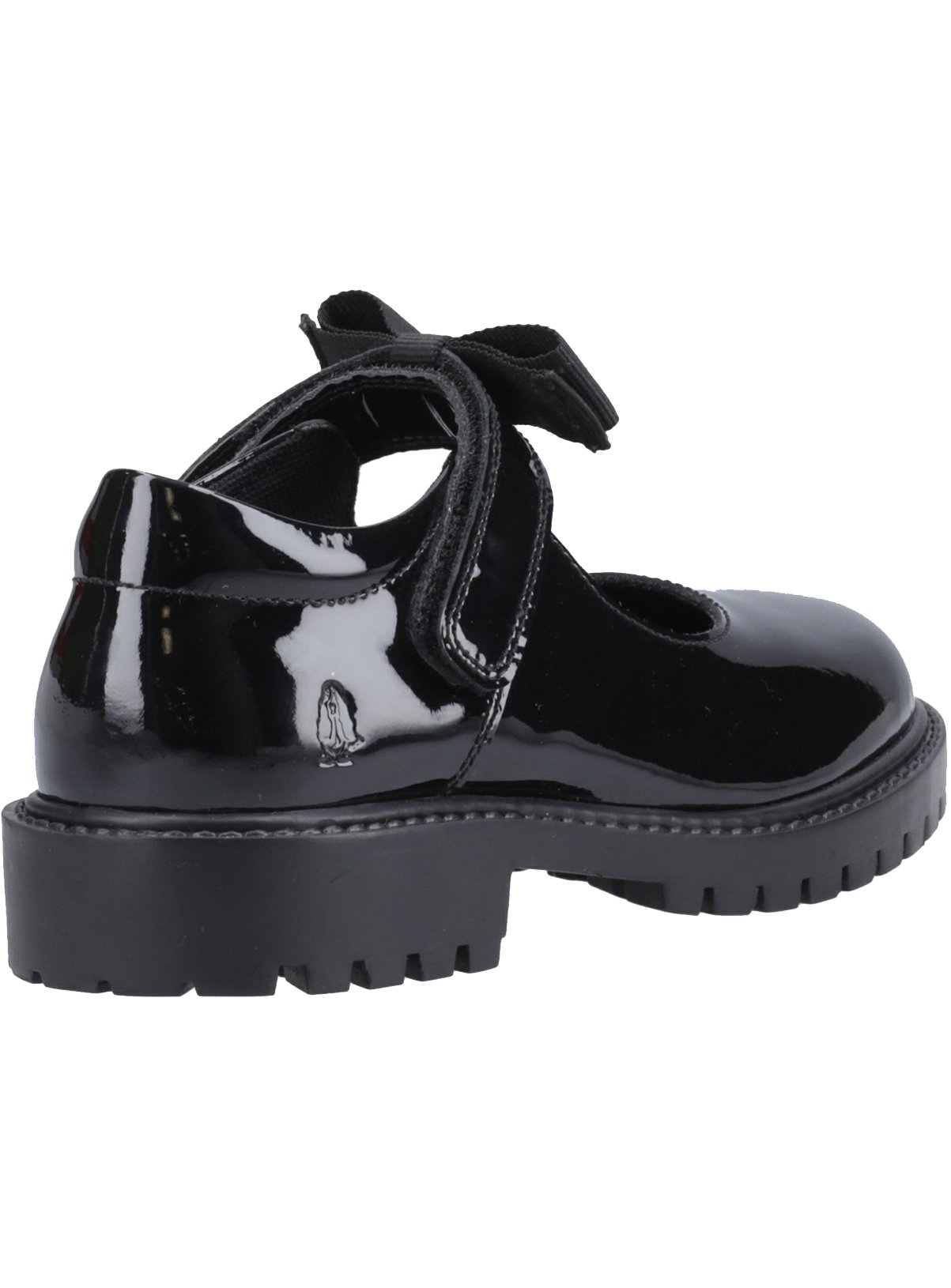 HUSH PUPPIES Astrid Bow Patent Leather Senior School Shoes 3 - Image 2 thumbnail