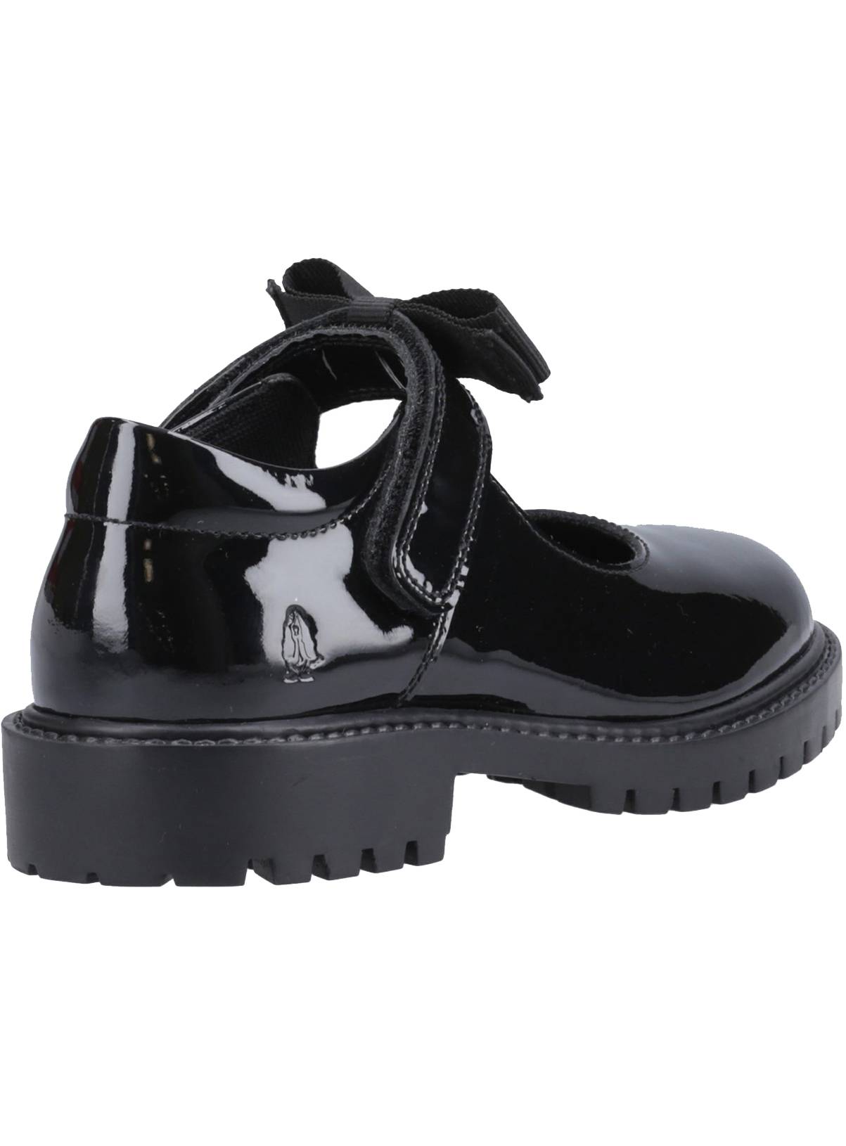 HUSH PUPPIES Astrid Bow Patent Leather Senior School Shoes 3 - Image 2