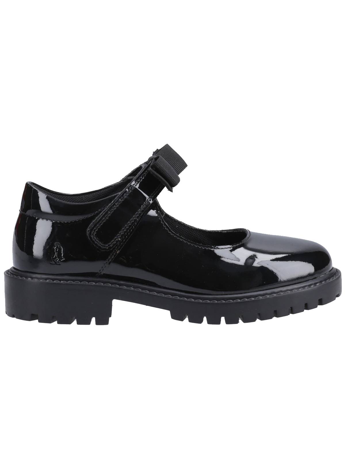 HUSH PUPPIES Astrid Bow Patent Leather Senior School Shoes 3 - Image 4