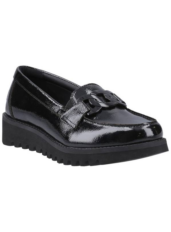 HUSH PUPPIES Francis Loafer Patent School Shoes 3