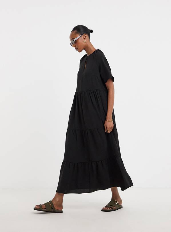 JD WILLIAMS Short Sleeve Smock Maxi Dress 24