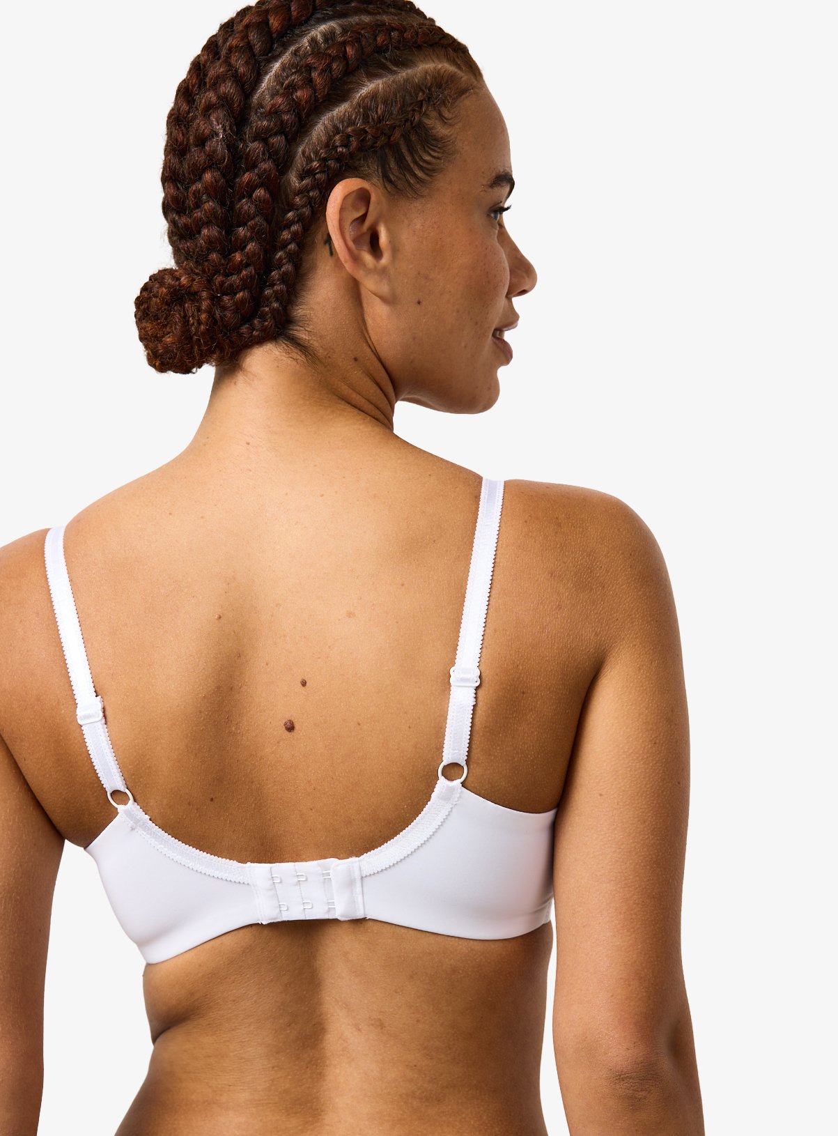 DD+ White Underwired Lace Detail Full Cup Bra 42G - Image 5 thumbnail