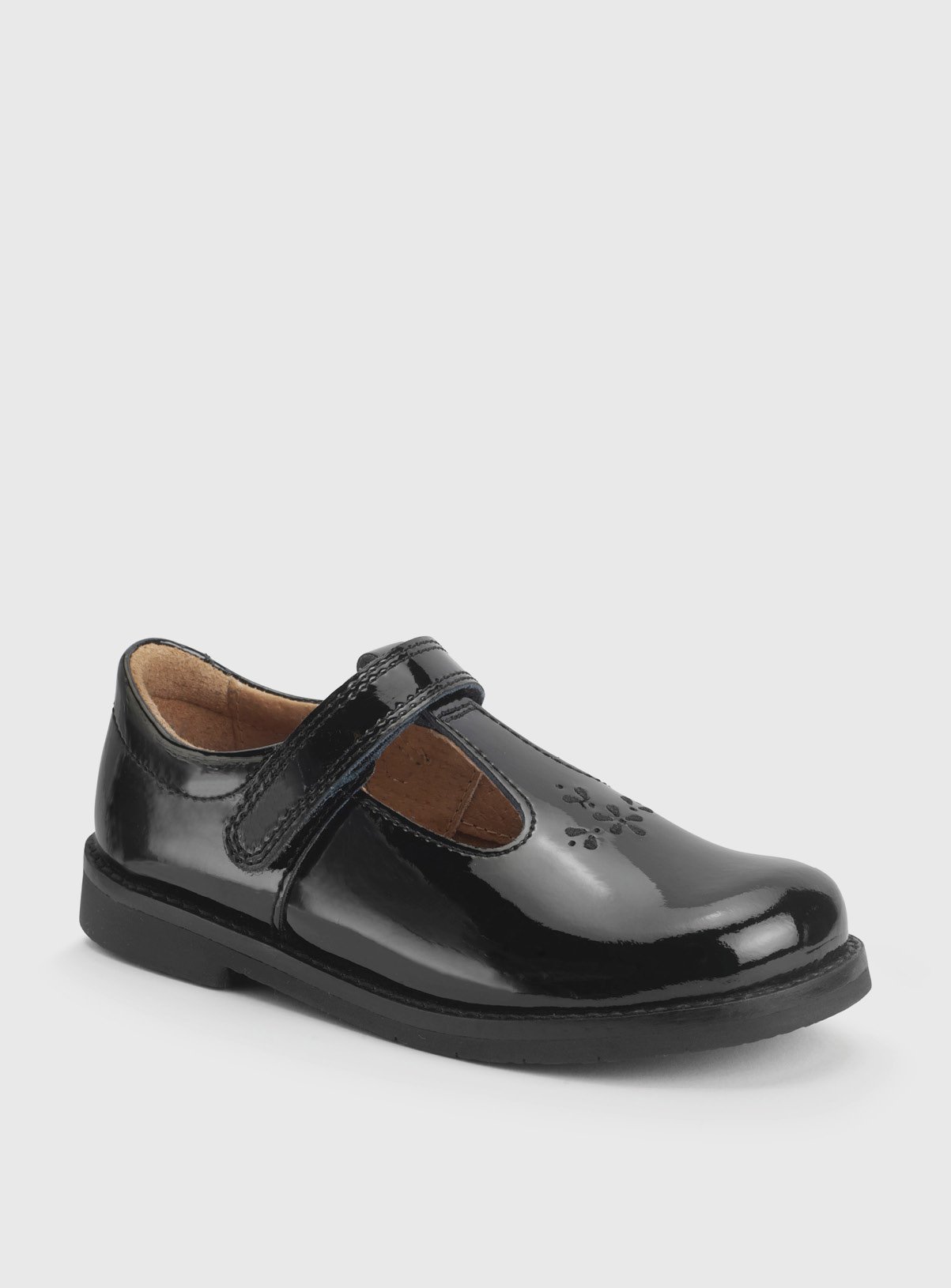 START-RITE Luxe Black Patent Leather School Shoes 10 Infant - Image 3 thumbnail
