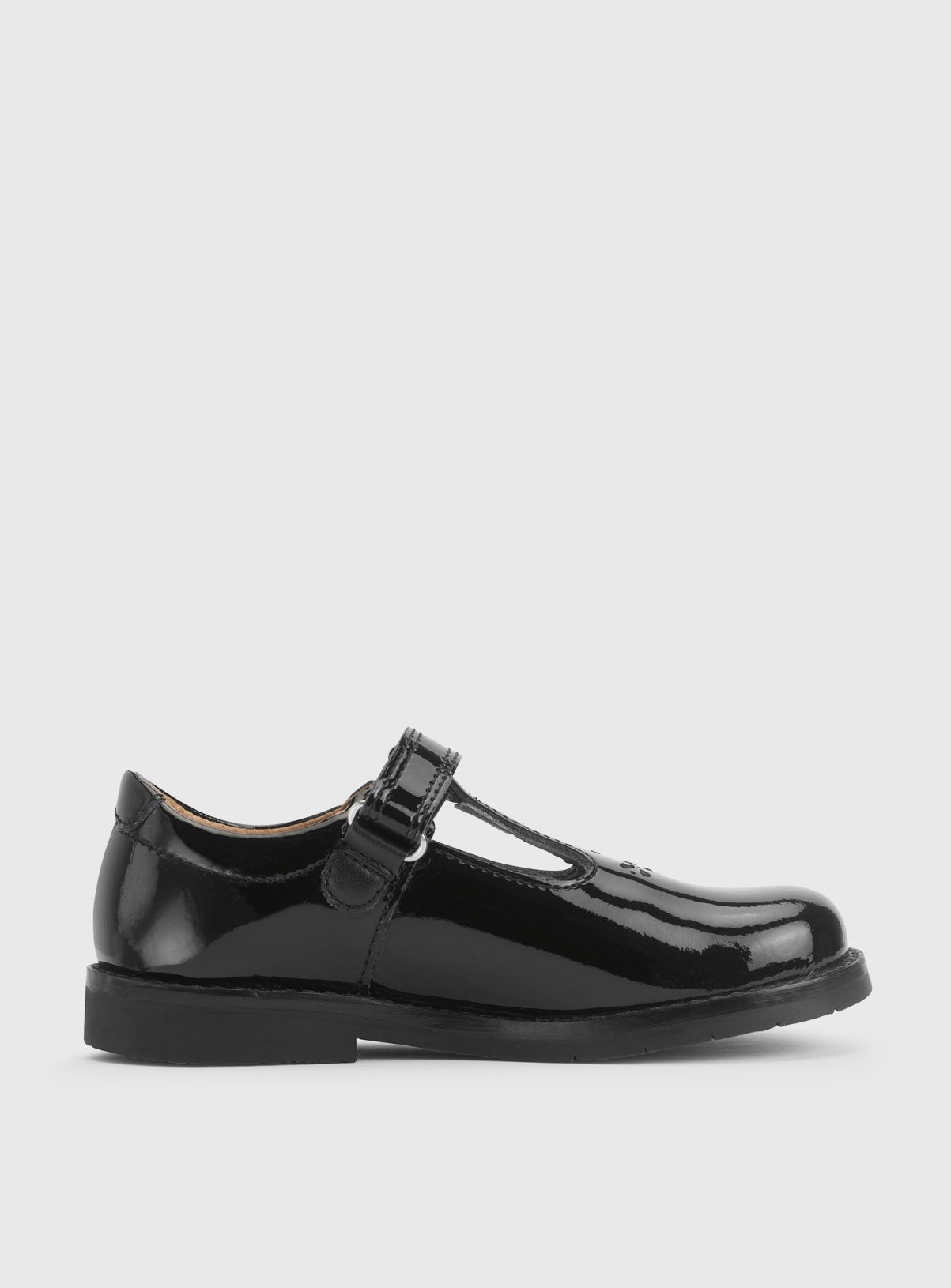 START-RITE Luxe Black Patent Leather School Shoes 10 Infant - Image 4 thumbnail