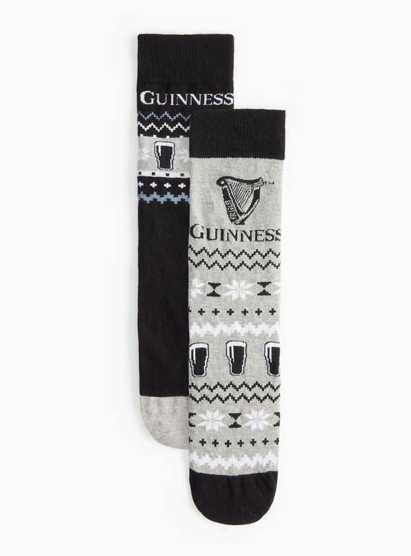 Christmas Guinness Ankle Socks 2 Pack 6-8.5