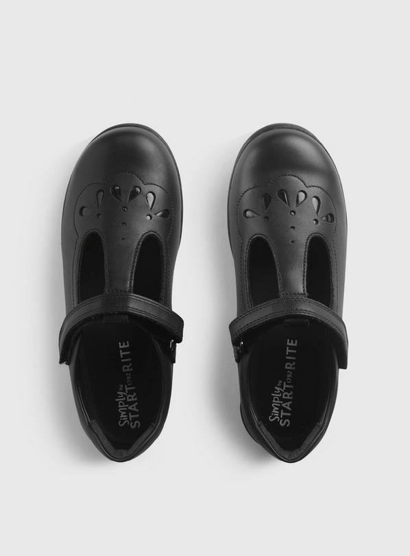 Buy START-RITE Novel Black Leather School Shoes 13 Infant Shoes