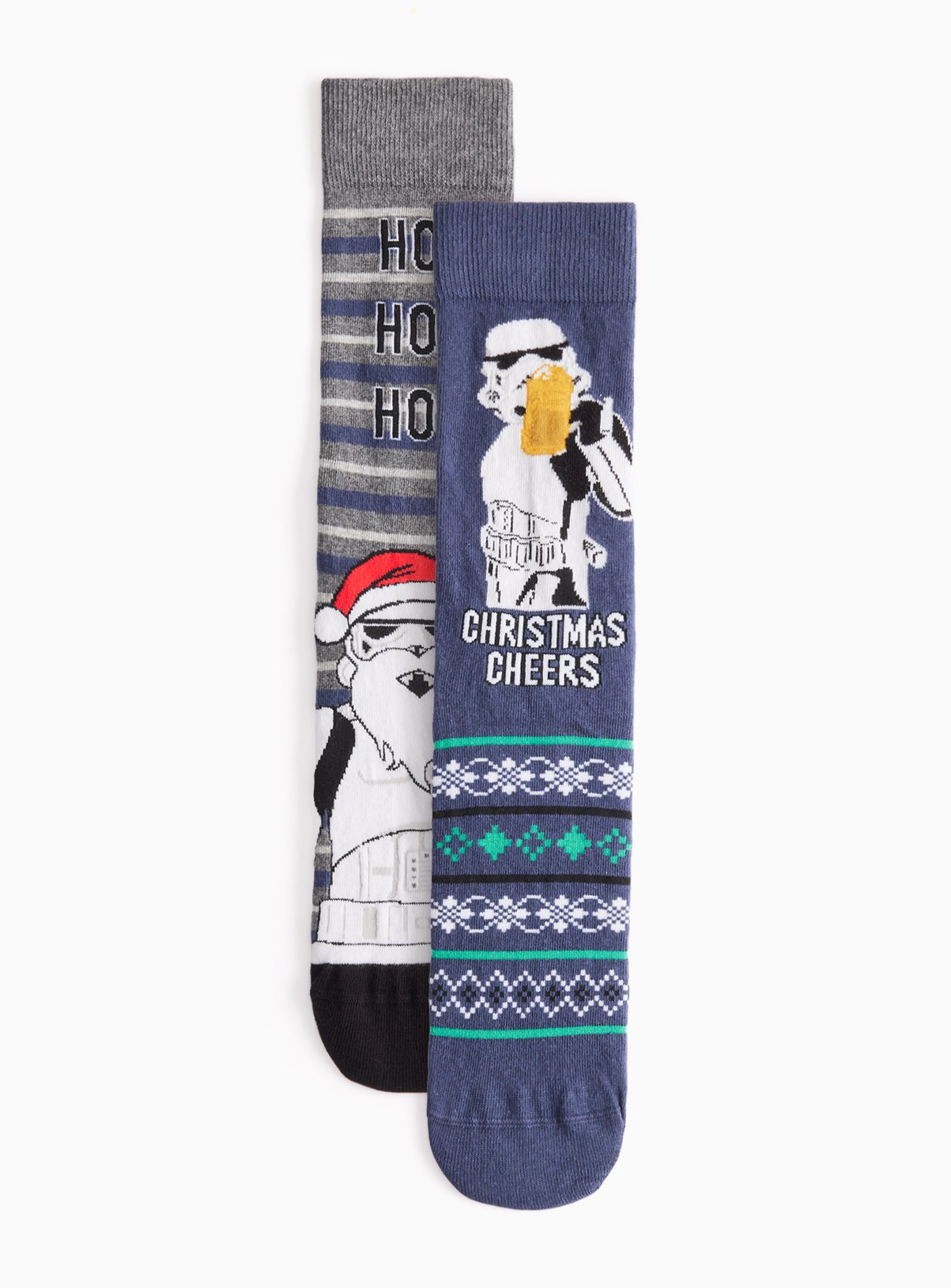 Christmas Storm Trooper Ankle Socks 2 Pack 9-12