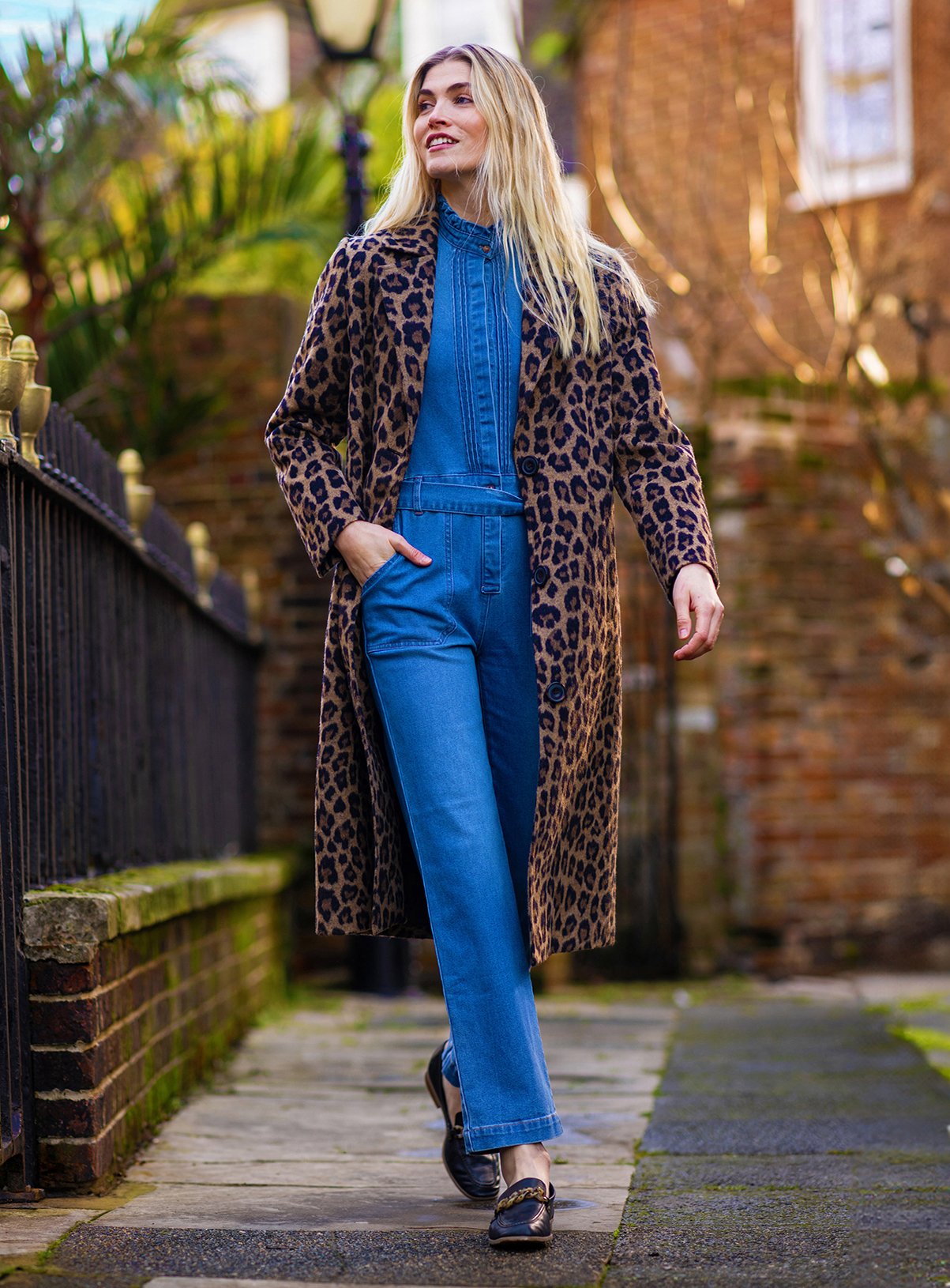 Blue BRAKEBURN Billie Denim Jumpsuit